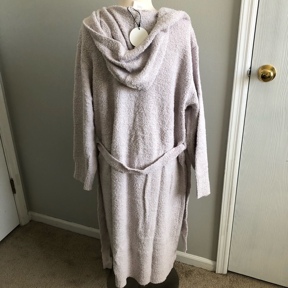 NIA fuzzy hooded duster cardigan - Picture 4 of 8